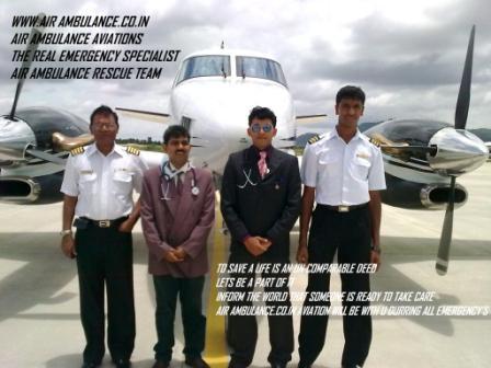 air ambulance team